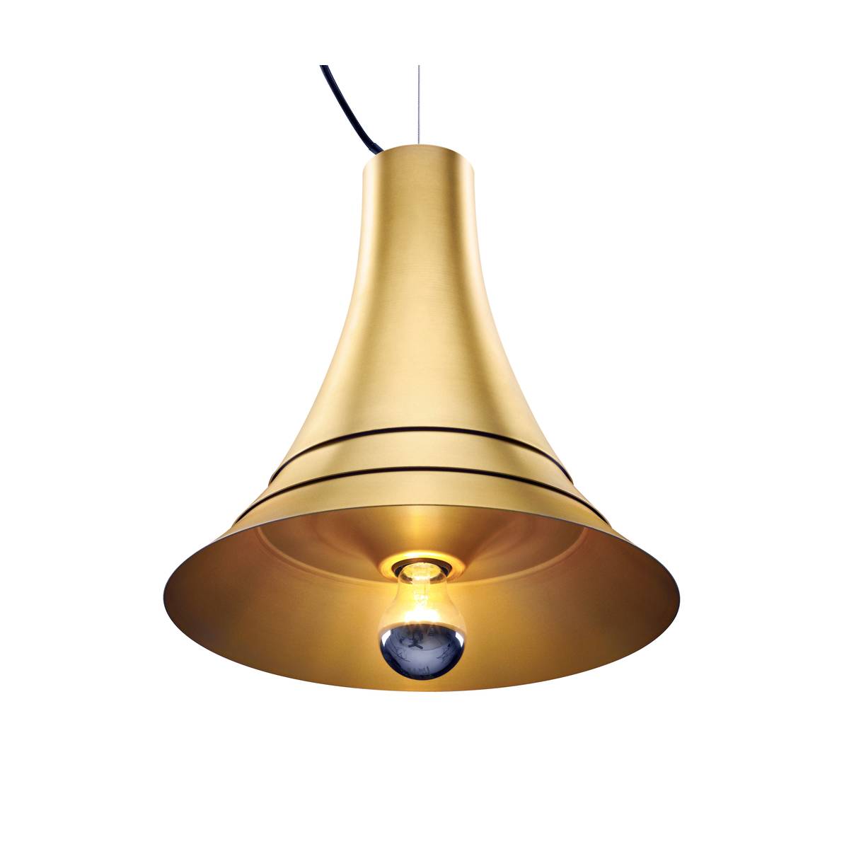 BATO 35 hanglamp messing 1xE27