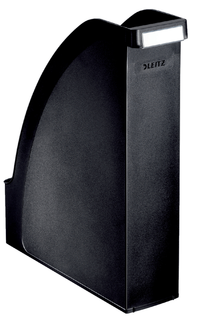 Tijdschriftencassette Leitz Plus A4 zwart