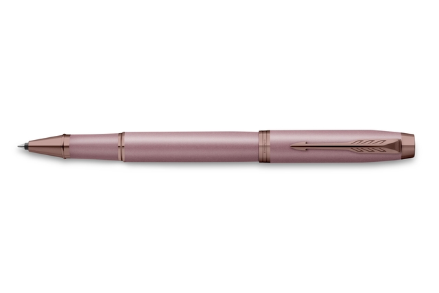 pen, ballpoint, metallic, rose-gold, clip