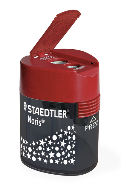 Puntenslijper Staedtler Noris 2gaats grijs/rood