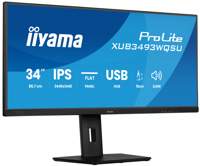 iiyama ProLite XUB3493WQSU-B6 | 34" Ultrawide IPS Monitor | 3440x1440 UWQHD | 120Hz | LED | Zwart