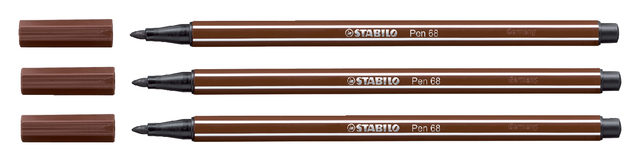 Viltstift STABILO Pen 68/45 medium bruin