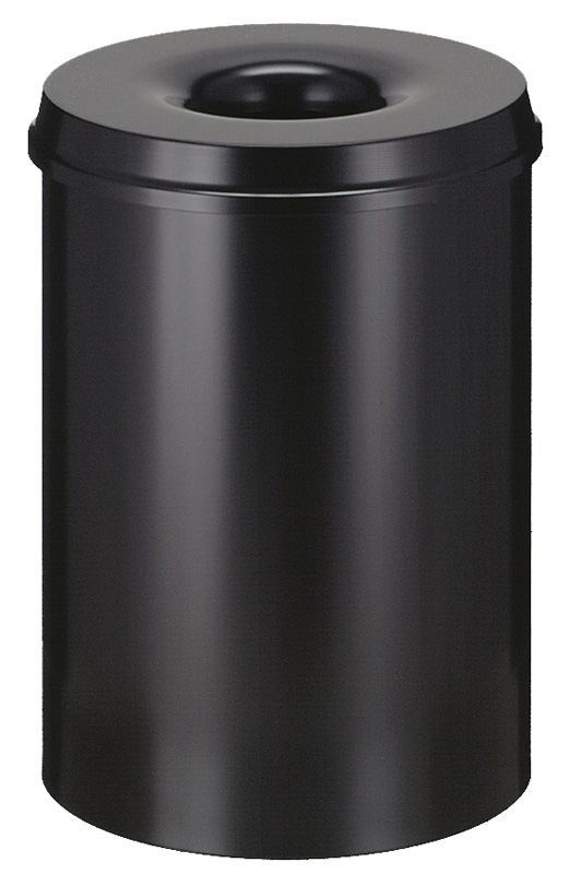 Vepabins Vlamdovende Papierbak zwart 80 ltr.