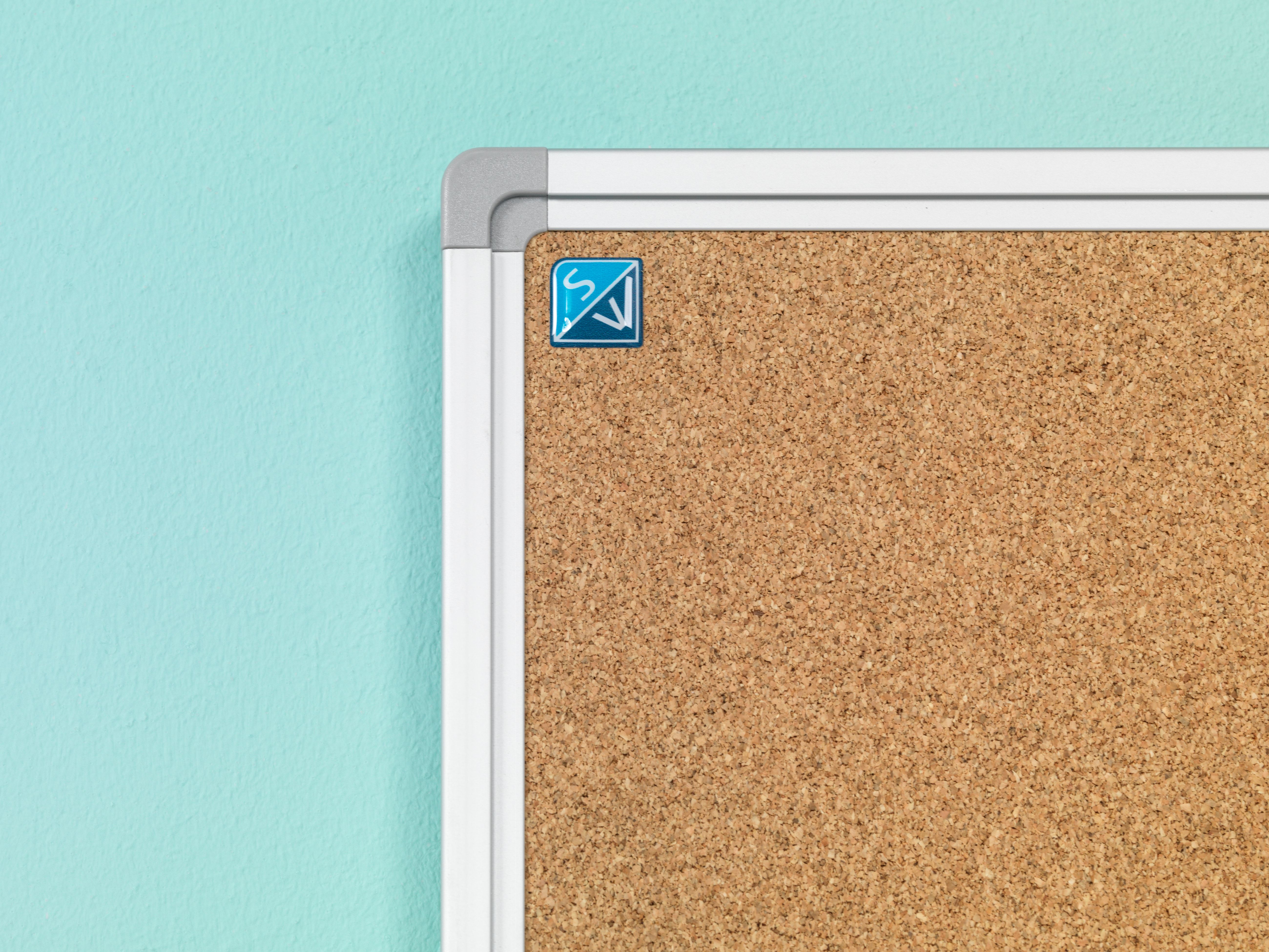 Prikbord Softline profiel 16mm, perskurk - 45x60 cm