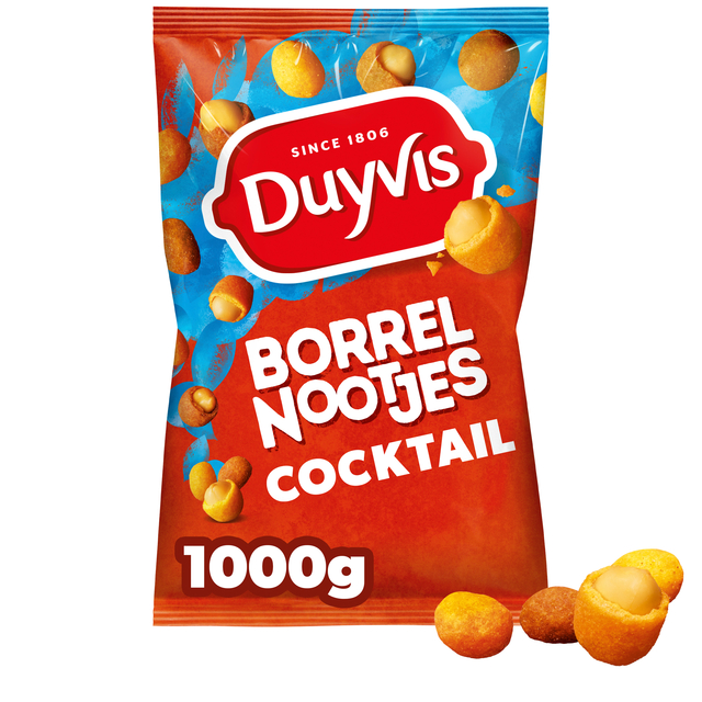 Borrelnootjes Duyvis cocktail zak 1000 gram