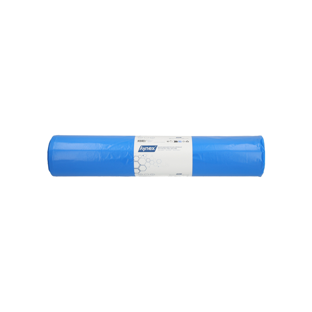 afvalzak, plastic zak, rol, blauw, liner