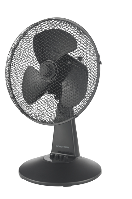 ventilator, tafelventilator, staand, metaal, zwart