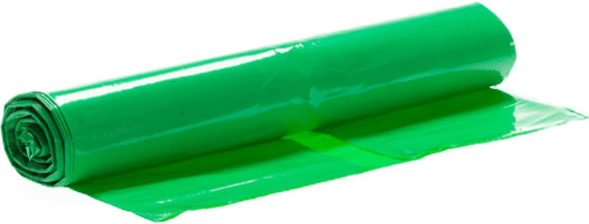 Afvalzak Powersterko 90x120cm Groen T35 doos 10 x 20st