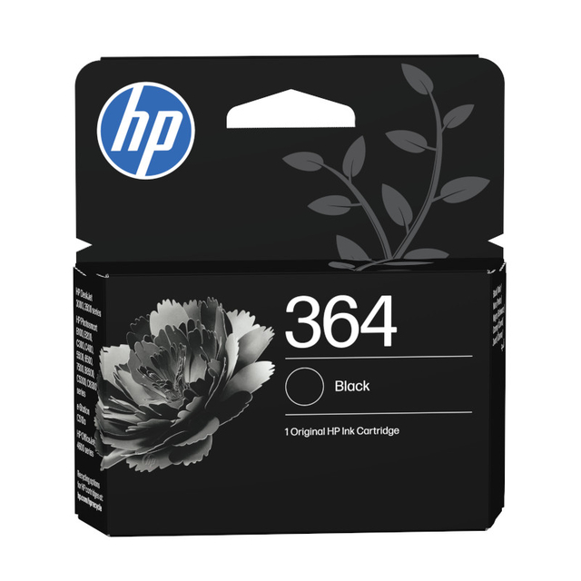 inktcartridge, HP, 364, black, ink cartridge