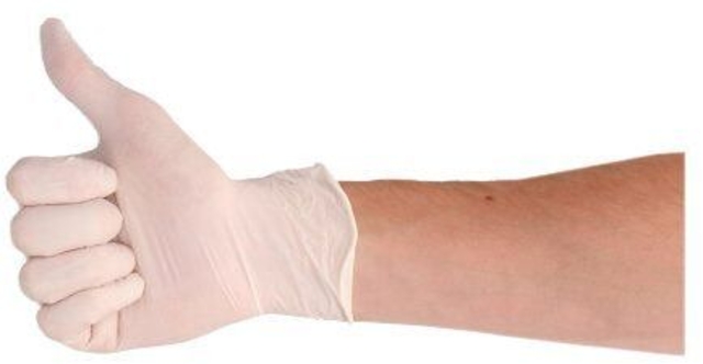 latex?, glove, gloves, hand, thumbs up, latex glove
