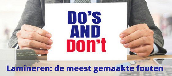 15 Tips voor het beste lamineer-resultaat 15 Tips voor het beste lamineer-resultaat