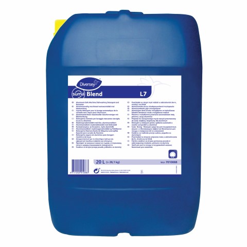 Diversey Suma blend L7 Vaatwasmiddel met bleek can 20ltr.
