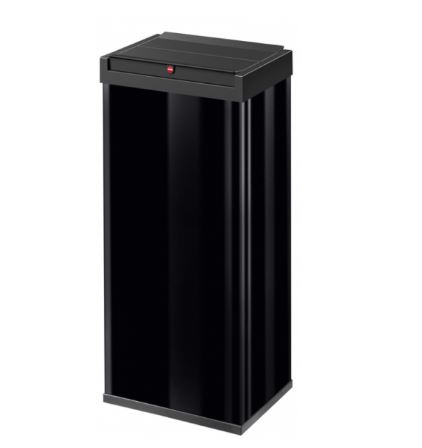Afvalbak Hailo Big-Box Swing Metaal 52ltr Zwart