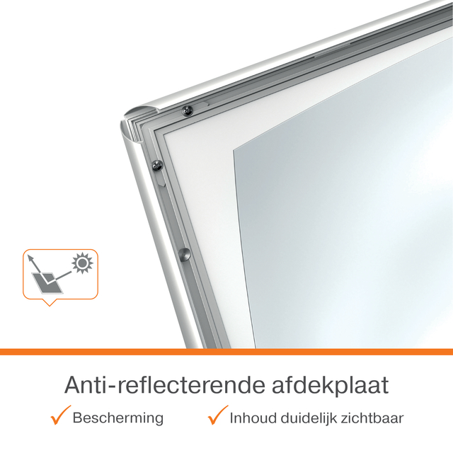 afdekplaat, anti-reflecterend, bescherming, platina frame, glazen paneel