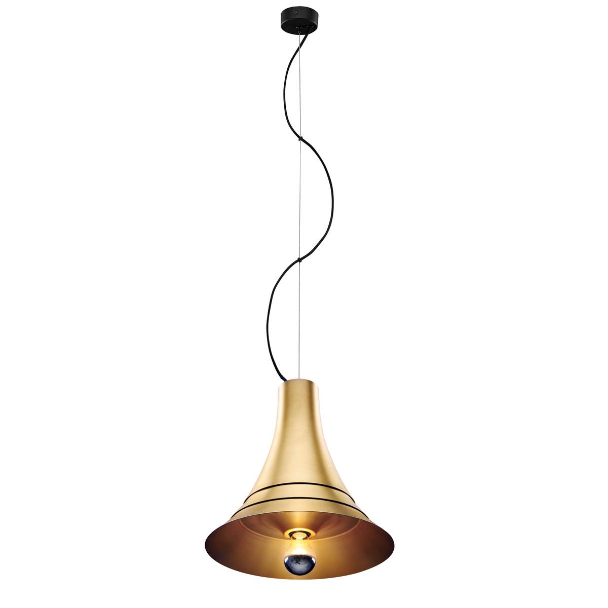 BATO 35 hanglamp messing 1xE27