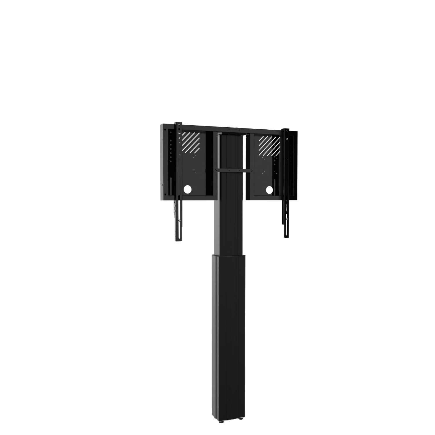 Elektrisch in hoogte verstelbare TV en monitor muurbeugel, Lite serie met 70 cm slag