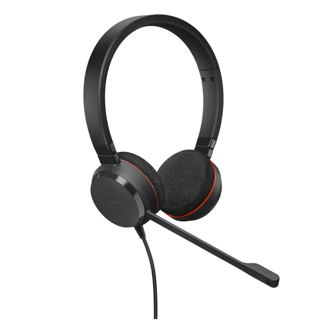 koptelefoon, headset, over-ear, met microfoon, draadgebonden