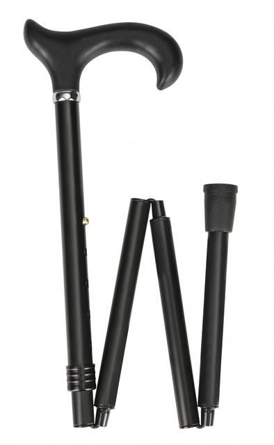 wandelstok,  wandelstok kunststof,  opvouwbare stok,  black wandelstok,  draagstok