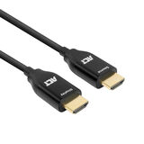 HDMI-kabel, goudplated, HDMI 2.0, zwarte kabel, aansluitingen