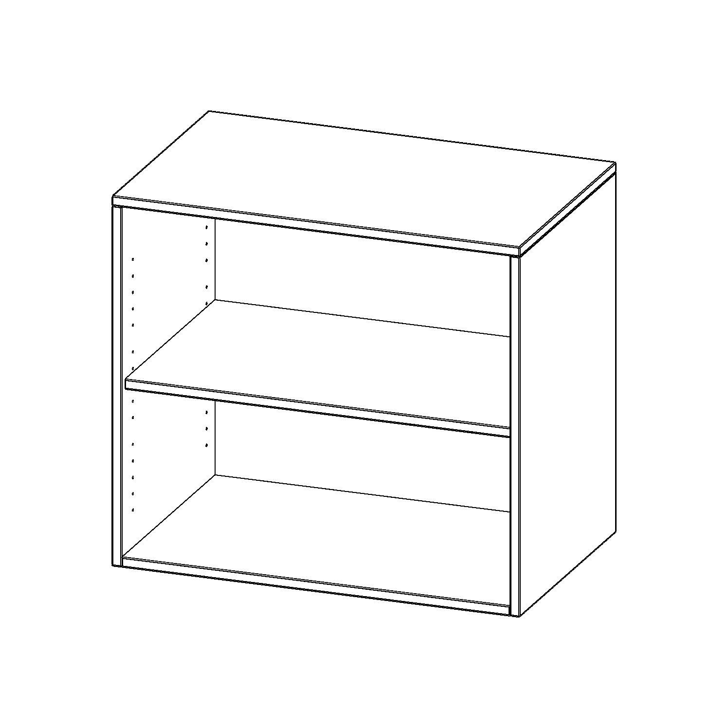 Aanbouwblad, 2 maphoogtes - Serie evo180