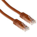 ACT Bruin 2 meter U/UTP CAT6A patchkabels met RJ45 connectoren