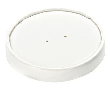 Deksel tbv hotcup 452292 karton_PE rond 98mm wit 500 st