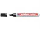 Edding Permanente Marker 3000 Zwart 15-3mm doos 10 stuks
