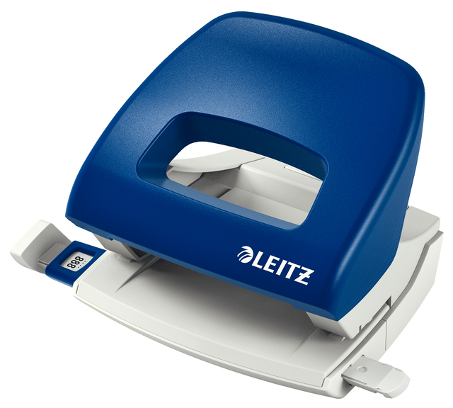 kantoorapparaat, nietjesapparaat, bindmachine, nietjes, wit-blauw
