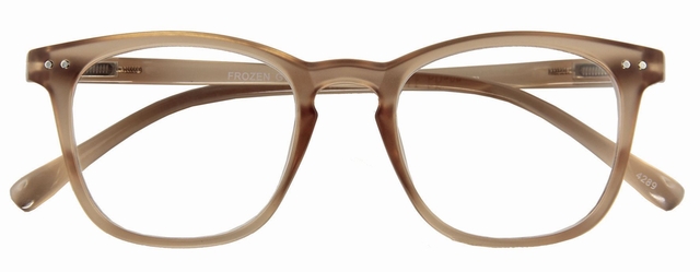 eyewear, glasses, brown frame, plastic frame, rectangular lenses
