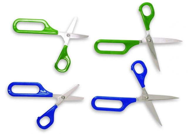 kinder-schaar, schaar met kunststof handvat, snijgereedschap, kinderknipschaar, schaar set