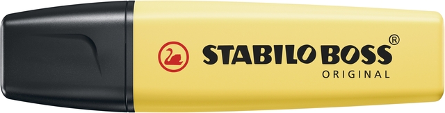 stabilo boss, marker, highlighter, yellow, plastic