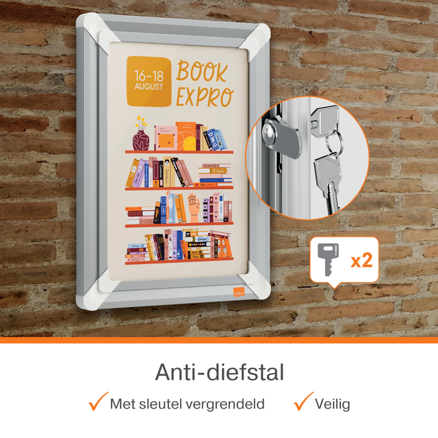 poster, boekenplank, display, map, slot