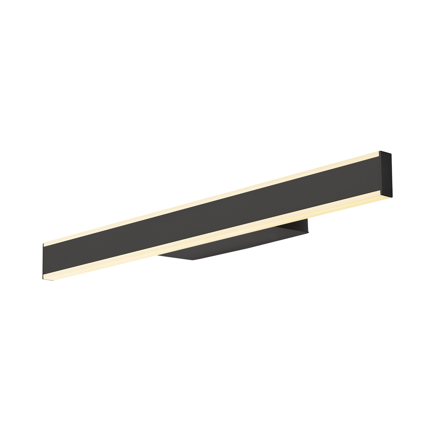 ONE LINEAR 50 wand zwart 2xLED 2700/3000K