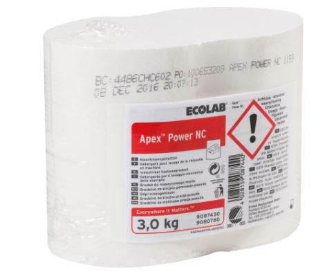 Ecolab Apex Power NC Vaatwaspoeder doos 4x3kg