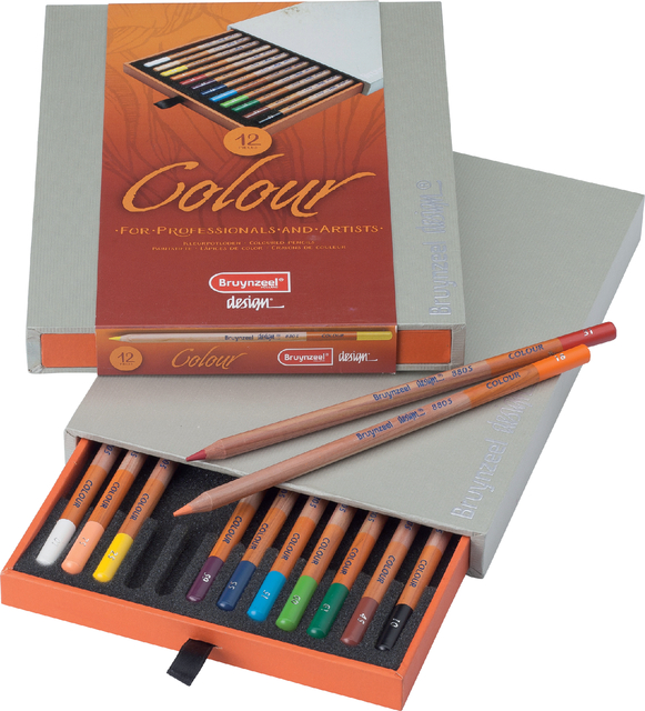 Kleurpotloden Bruynzeel Colour box 12stuks assorti