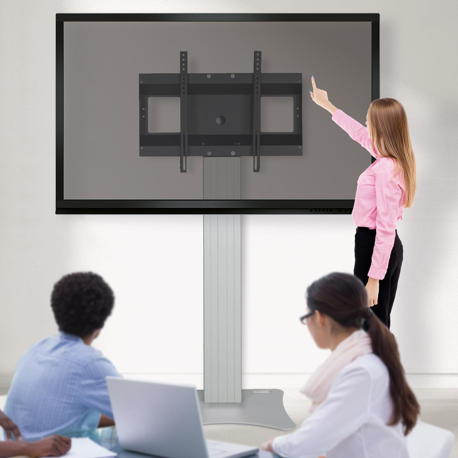 Vrijstaande, vaste TV standaard 165 cm voor 42 tot 100 inch schermen