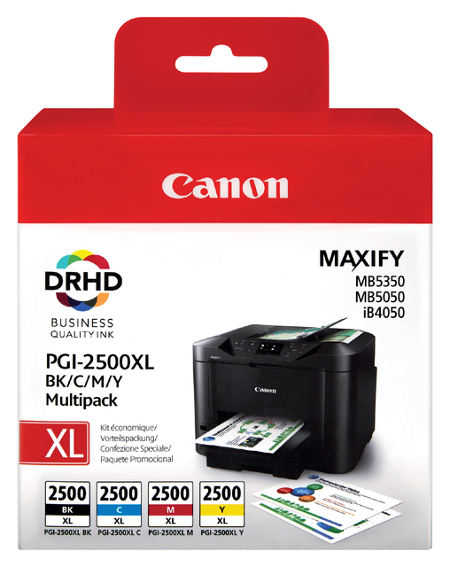 Inktcartridge Canon PGI-2500XL zwart + kleur