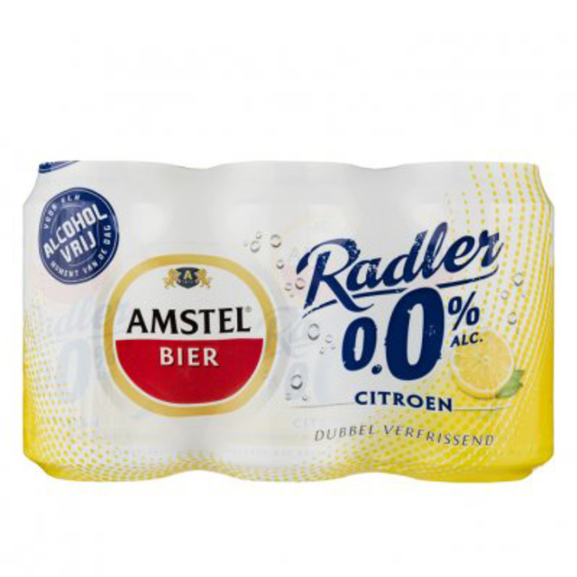 Bier Amstel Radler 0.0% blik 330ml