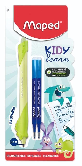 2-pen set, ballpoint pens, groene pen, blauwe pennen, trekpen