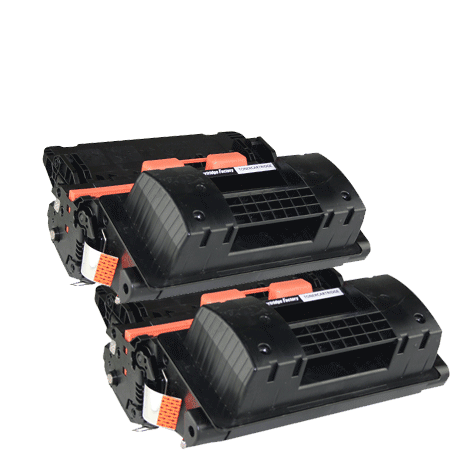 Huismerk Toners - 2x HP 90X (CE390X) compatibel, zwart