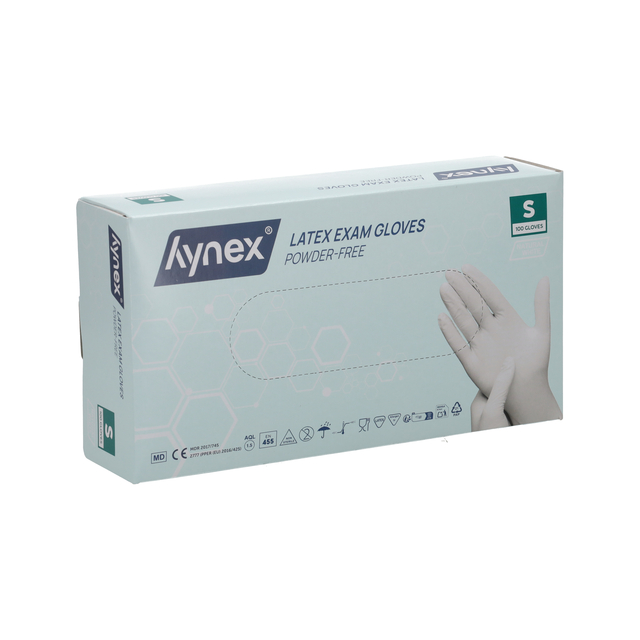 latex-exam gloves, powder-free, nitrile?, gloves, size S