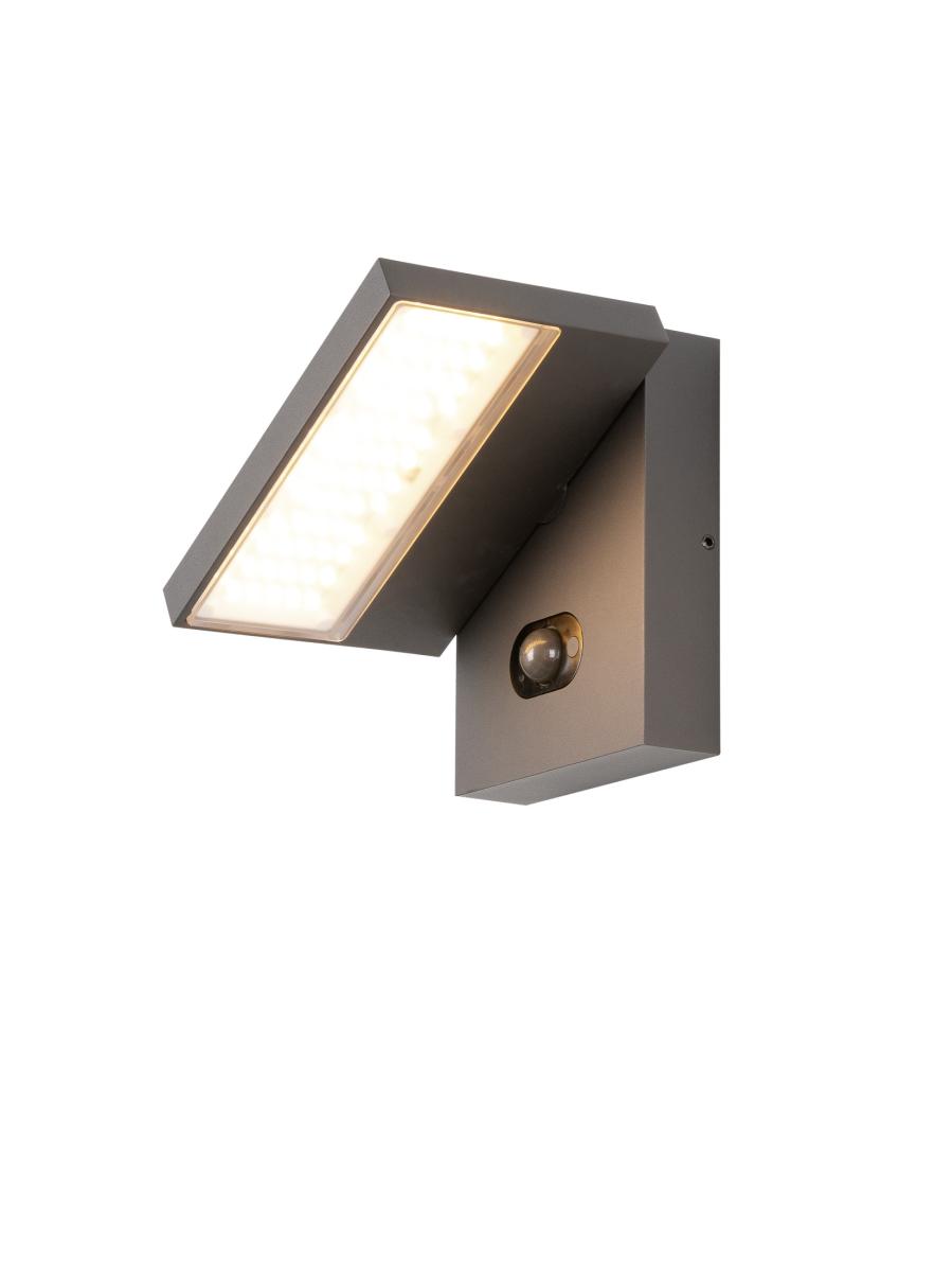 outdoor light, wall light, LED panel, gray finish, spotlight