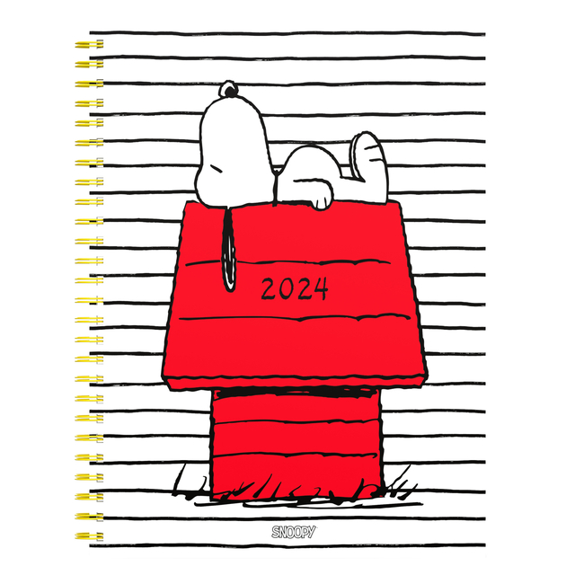 Agenda 2024 Lannoo Peanuts 7 jours/2 pages 120x160mm wire-o 1 Stuk bij  Bonnet Office Supplies