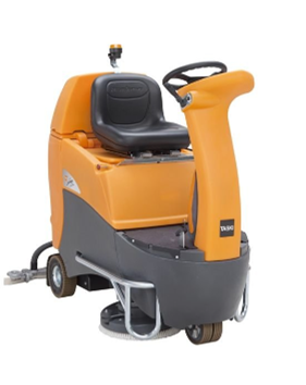 Schrobzuigmachine zitten TASKI voorbeeld