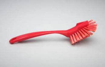 Ecolab Afwasborstel zacht 255x28_25mm Rood per stuk