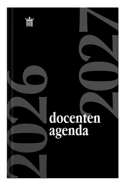 Schoolagenda 2026-2027 Ryam docenten 7dagen/2pagina's zwart
