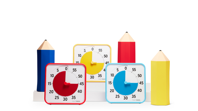 timer, cook timer, educational toy, pencil, colorful