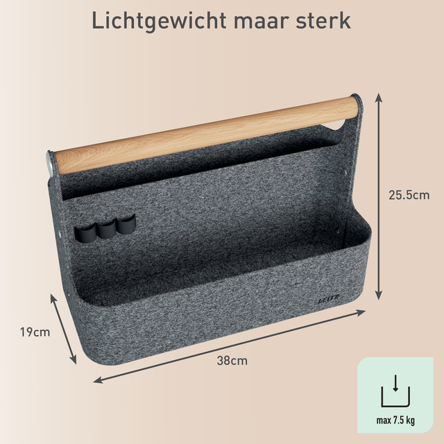 gereedschapsopberger, opberger, houten hengelstok, grijs, opbergsysteem