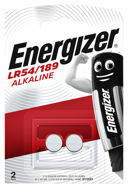 Batterij Energizer knoopcel 2xLR54 alkaline