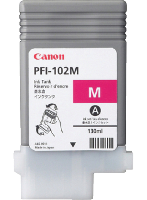 Inktcartridge Canon PFI-102 rood